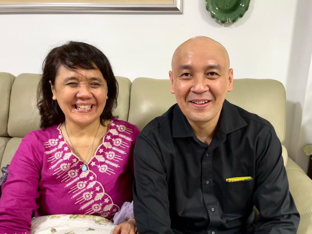 Photo of Sherriza Jalil with her brother, Danny Jalil